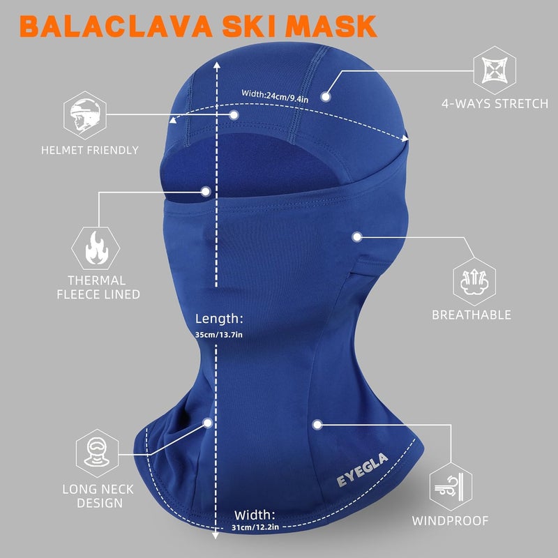 Eyegla Balaclava Ski Mask for Men Cold Weather,Winter Thermal Face Mask Women for Snowboarding Motorcycle Cycling - Image 3